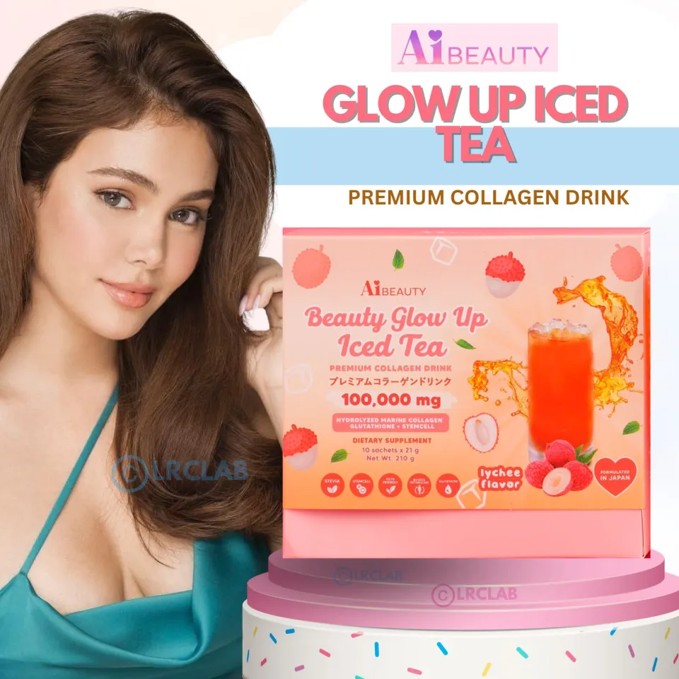 Beauty Glow Up Iced Tea by AiBeauty Ivana Alawi Collagen Drink with Gluta  Slimming You Glow Babe | Lazada PH