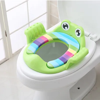 Dụng Cụ Thu Nhỏ Bồn Cầu Hình Chú Ếch Cho Bé NHIỀU MÀU(HQ)