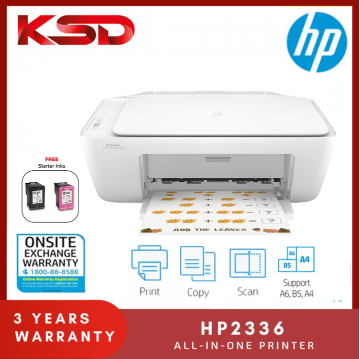 HP DeskJet Ink Advantage 2336 2776 2777 2875 All In One Color Printer ...