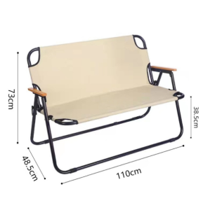 SUPERSS Camping Folding Kermit Chair Single/Double Portable Backrest Chair for Picnic Outdoor