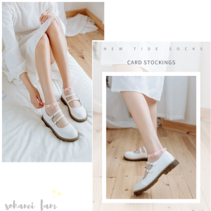 [HCM][SIÊU XINH] Vớ Lưới Trong Suốt Đính Ngọc Trai -SOHANEI FAM- Tất Vớ Nữ Cổ Ngắn Vải Cotton Phối Lưới Mỏng Nhẹ