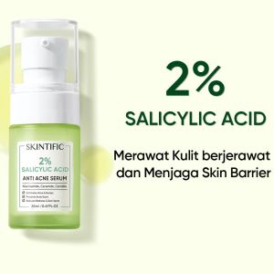 Skintific 2% Encapsulated Salicylic Acid Anti-Acne Serum 20ml Clears Breakouts Unclogs Pores & Reduces Redness Fast