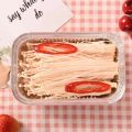 Alumunium Aluminium foil persegi 670/45/wadah makanan panggang+tutup. 