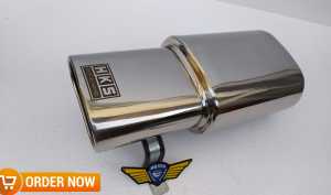 Knalpot Mobil HKS Turbo Kotak Racing Stainless Suara Bass Halus