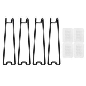 Gói của 4 hình ảnh khung chân đế kim loại giá vẽ dựa lưng đứng với chất kết dính hiển thị khung ảnh trở lại khung decors