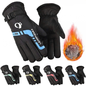 găng tay mùa đông chống gió làm đặc găng tay ấm chống nước mềm mại bền bỉ chống trượt thời trang