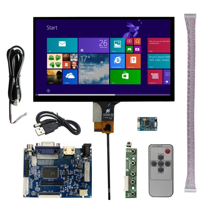 9 inch 1024x600 lcd display screen driver control board hdmi compatible