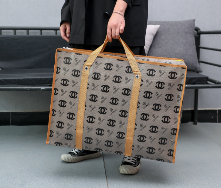 Foldable bag Beg Guni Berzip Laundry Bag plastik Bag Karung Guni Bag ...