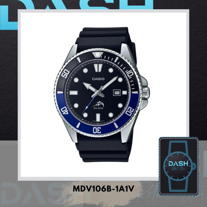 100 ORIGINAL Casio Duro Batman diver s watch MDV 106B 1A1