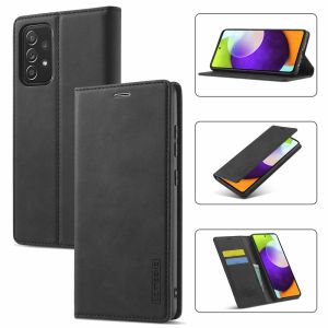 For Samsung Galaxy A52S A52 A72 A32 A22 A12 5G Cover Samsung A52 A72 A32 A22 4G Phone Case Strong Magnetic Leather Wallet Soft TPU Card Slot Flip Cover Casing