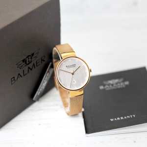 Balmer 7955 jam tangan wanita rantai halus all stainless steel Original Analog Stainless Steel