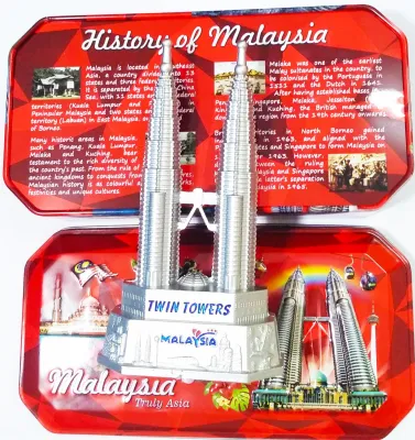 14 CM KLCC PETRONAS TWIN TOWER KUALA LUMPUR MALAYSIA SOUVENIR