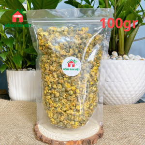 Trà Hoa Cúc Sấy Khô Nguyên Bông 100gr Cúc Nụ Kim Cương Thanh Nhiệt Giải Độc Mát Gan