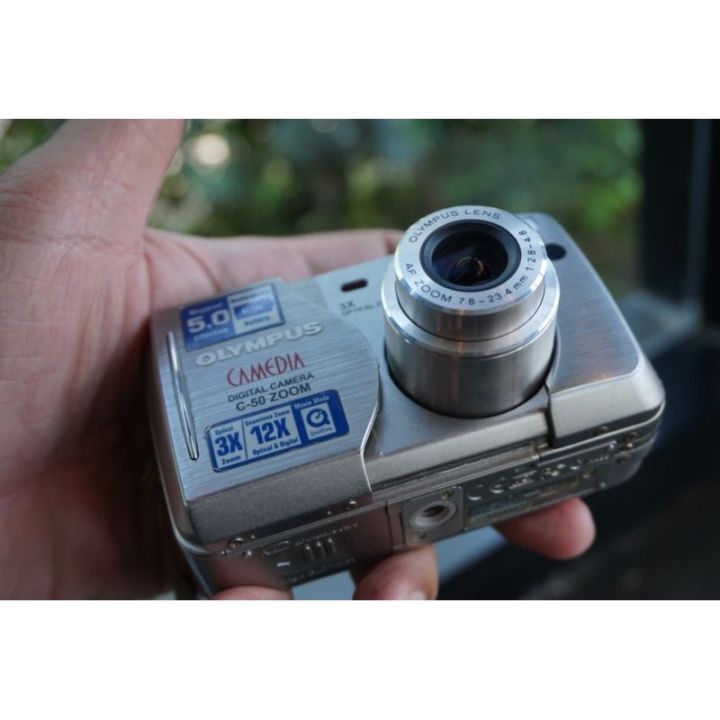 (ไม่ใส่ส่วนลด)กล้อง olympus camedia c50zoom ( เล็กๆอ้วงๆ แต่โทนฟิล์ม