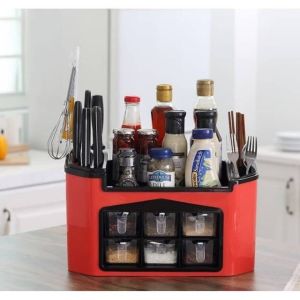 Kitchen Spice Seasoning Rack Organizer Rak Bumbu Dapur Serbaguna