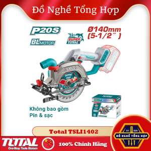 Máy Cưa Đĩa Tròn 140mm Dùng Pin 20V Total TSLI1402 [Bảo hành chính hãng 6 tháng]