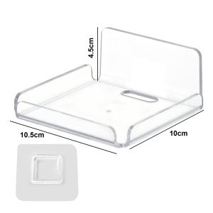 Mounted Storage Holders Record Wall Shelf Vinyl Acrylic Mount Display Shelves Clear Holder Floating Storage Stand Rack S/L