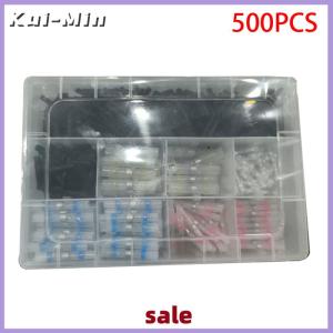 Kui-Min 800Pcs Solder Seal Wire Connectors Kit Heat Shrink Butt Electrical Wire Terminal