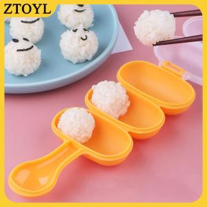 ZTOYL  2 cái bộ bé gạo bóng khuôn trẻ em ăn trưa tự làm Sushi Maker khuôn dụng cụ nhà bếp