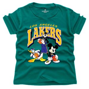 MONSTAHOP KIDS ( Kaos Anak ) Kaos Anak Laki-Laki Perempuan Motif LAKERS LOS ANGLES 1 Bahan 24s