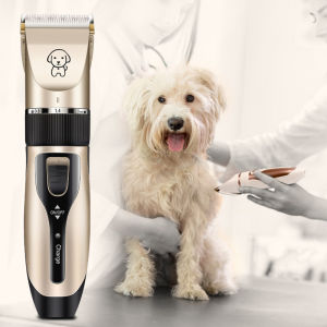 ]Pet Hair Trimmer Shaver Cat Dog Wireless Clipper USB Charging With Multiple Blades For Gromming