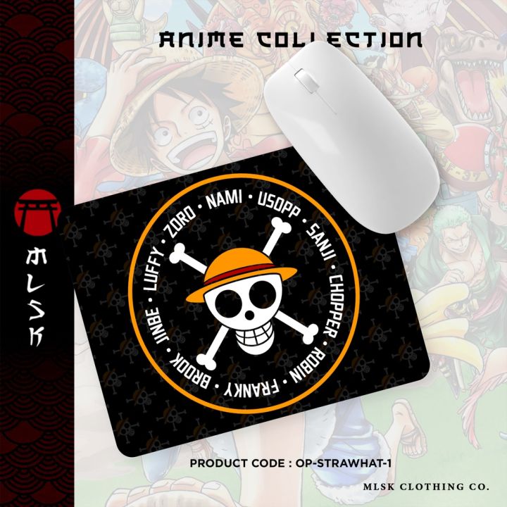 COD ONE PIECE ANIME MOUSE PAD LUFFY GEAR 5 STRAW HAT PIRATES MUGIWARA ...