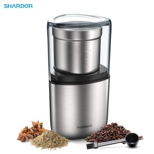 Máy xay hạt cà phê và gia vị đa năng Shardor CG715S công suất 200W chất liệu thép không gỉ 304 - Hàng chính hãng bảo hành 12 tháng