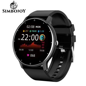 Simbojoy SmartWatch ZL02D Layar Terang 1.28 Anti Air IP67 Olahraga Pemantauan Tidur dan Detak Jantung Jam Tangan Pria Wanita