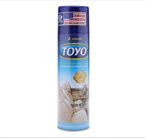 Chai Xịt Bóng ToYo Chính Hãng Làm Sạch Bóng Làm Mới Da Gỗ Nội Thất Ô Tô Cao Su Nhựa Fomica 500ml