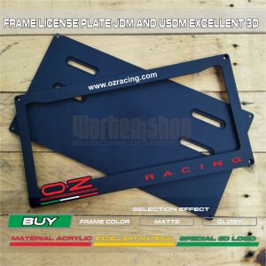 FRAME LICENSE PLAT CUSTOM JDM DAN USDM OZ RA CING 3