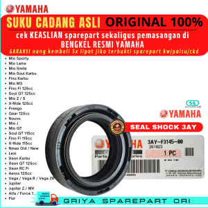 Seal Shock Depan Mio sporty Original Sil shock depan Yamaha Nmax Mio m3 Mio Z Mio Smile Soul karbu Soul GT Xeon Xride Gear Jupiter Original Yamaha 3AY
