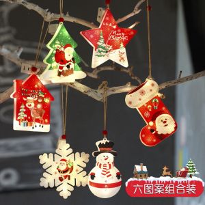 (SG Seller) 10Pcs USB Romantic Christmas Xmas fesitive Led lighting Santa Claus tree decoration Gifts ideas