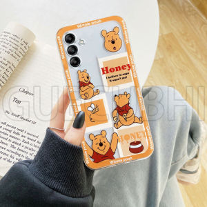 Phone Case for Samsung Galaxy S25 FE Edge ultra S25+ New 2025 Cute Cartoon Stitch Bear Pattern Shockproof Transparent Soft Silicone Casing for SamsungS25fe Phone Cover Case