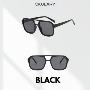 OKULARY C5 Kacamata Hitam Pria dan Wanita Sunglasses Kacamata Pantai Korean Style