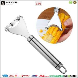 Alat Pengupas BIJI JAGUNG Gagang Stainless Corn Stripper Peeler Blade Cutter Serutan Perontok Parutan