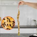 4Roll Sticky Insect Hanging Paper Powerful Flycatcher Sticker Sheet Pest Control Insecticide Double-sided Adhesive Tape 78cm/roll. 