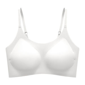 【SINGABRALETTE】Seamless Full Cup Push Up Bra Invisible Foundation Bra Wireless Breathable Lightweight Ultra-Thin Underwear