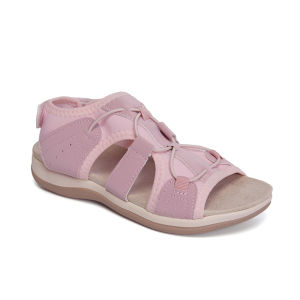 Thick-Soled Sandals In Stock Summer Beach Shoes For Women Round-Toed Breathable Casual Sandals Large Size Flat Beach Sandals