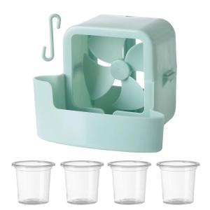 Mini Hanging Fan with Ice Box Cooling Fan Portable Air Cooler Clip Fan Summer Use