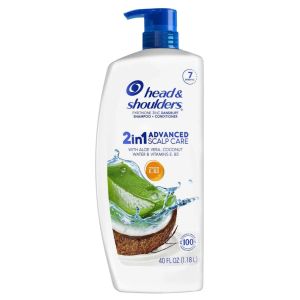 Dầu gội xã 2in1 Head & Shoulder with Aloe Vera Coconut Water & Vitamin E + B3 của Mỹ chai 1180ml