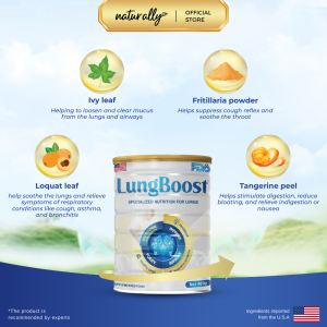 Lungboost  Milk  400g| health and wellness supplements| Lung Health support|400g