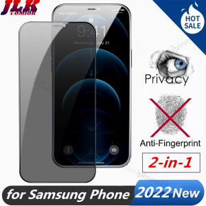 JLK 2023 NEW Spy/Privacy Glass with Anti fingerprint Matte Screen Protector for Samsung Galaxy S23 S22 S21 S21FE S20FE M32 F22 A12 M21 A23 M13 M53 M33 M23 A23 F23 A13 A03 A73 A52S A22 A03S A72 A32 5G/4G Anti Peeping glass film