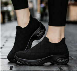 New Women Sneakers Casual slip on Shoes flat rubber shoes breathable walking shoes loafer shoes for women
