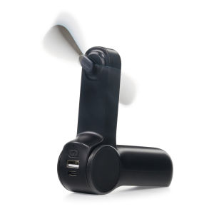 BreezeTech® Pocket Breeze Foldable Fan – 2000mAh Battery🔋 | USB-C Charging🔌 | Power Bank⚡  | 3 Speeds | Safe Soft Blades