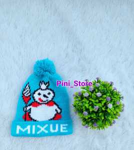 Topi Rajut Bayi Lucu Motif MIXUE 0-3 Tahun