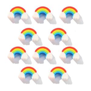 Pack of 100 Spectrum Tiny Erasers Safe TPR Substance for Kids School Materials Creative Art Donations