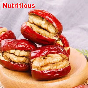 WooNut Jujube with Walnuts Mixed Nuts Chinese Red Dates and Walnuts Dried Fruit Healthy Snacks