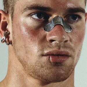 Fashion Nose Plasters for Band-aid Shaped Party Nightclub Face Decoration Hip Hop Jewelries Punk Style Decorative Nose C