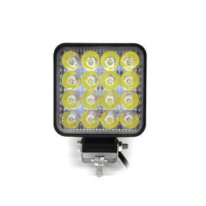 Worklight lampu tembak kotak Lampu LED Sorot Tembak Worklight Mobil Motor 48W 16 Titik LED 10-35V