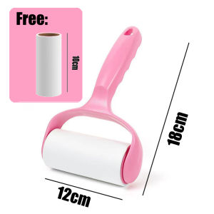 Tearable Roll Paper Sticky Roller Dust Wiper Pet Hair Clothes Carpet Tousle Remover Portable Replaceable Cleaning Brush Tool